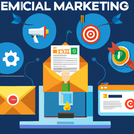 איור המציג את תהליך השיווק במייל